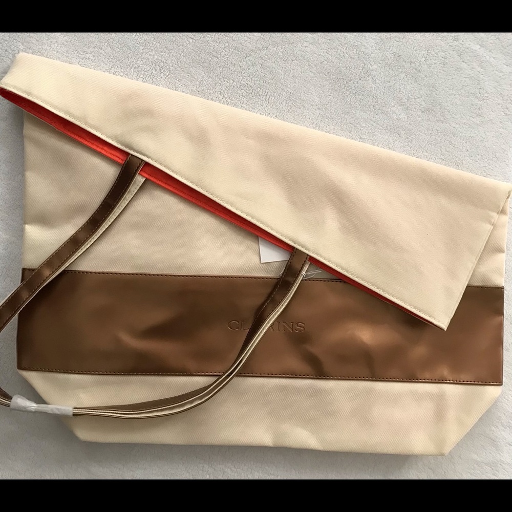 Clarins XL Canvas Tote Bag